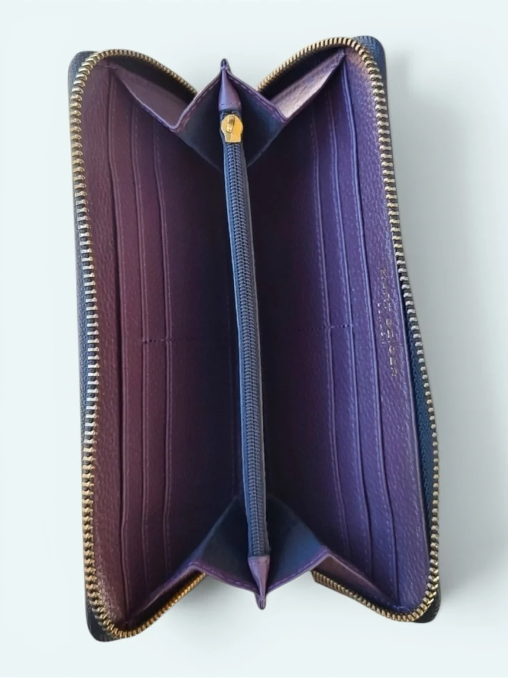 Kurt Geiger GUC Zip-Around Wallet - Deep Plum